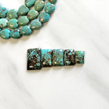 Medium Sky Blue Bar Wild Horse Turquoise, Set of 5 Background