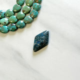 Large Ocean Blue Diamond Ithaca Peak Turquoise, Set of 2 Background