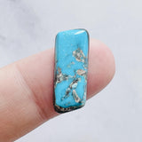 L22 x W9 x H4 Sky Blue Freeform Bisbee Turquoise Background