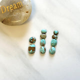 Small Sky Blue Mixed Number 8 Turquoise, Set of 10 Background