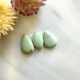 Small Mint Green Mixed Crescent Lake Variscite, Set of 3 Background