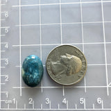 Large Ocean Blue Oval Ithaca Peak Turquoise Dimensions
