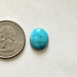 Small Sky Blue Round Bisbee Turquoise Dimensions