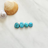Small Sky Blue Mixed Kingman Turquoise, Set of 4 Background