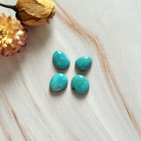 Small Sky Blue Freeform Pilot Mountain Turquoise, Set of 4 Background