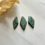 Medium Sky Blue Diamond Treasure Mountain Turquoise, Set of 3 Background
