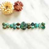 Small Mixed Mixed Mixed Turquoise, Set of 17 Background