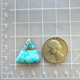 Large Sky Blue Triangle Ithaca Peak Turquoise Dimensions
