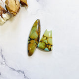 Large Royal Orange Mixed Treasure Mountain Turquoise, Set of 2 Background
