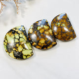 Large Mixed Half Moon Treasure Mountain Turquoise, Set of 3 Background