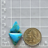 Medium Sky Blue Triangle Ithaca Peak Turquoise, Set of 2 Dimensions