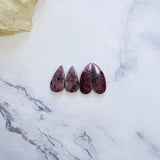 Large Pink Teardrop Cobaltoan Calcite, Set of 4 Background