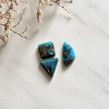 Small Sky Blue Mixed Ithaca Peak Turquoise, Set of 3 Background