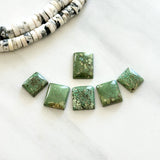 Small Mint Green Bar Bamboo Mountain Turquoise, Set of 6 Background