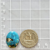 Large Ocean Blue Oval Ithaca Peak Turquoise Dimensions