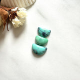 Small Mint Green Freeform Mixed Turquoise, Set of 3 Background