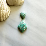 Small Mint Green Mixed Namtso Lake Turquoise, Set of 2 Background