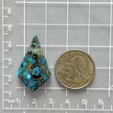Large Sky Blue Shield Ithaca Peak Turquoise Dimensions