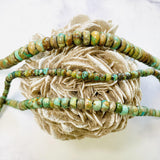 Fox Turquoise Rondelle Beads