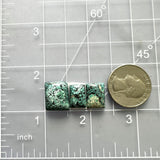 Small Ocean Blue Bar Yungai Turquoise, Set of 3 Dimensions