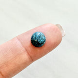 Small Ocean Blue Round Lander Blue Turquoise Background