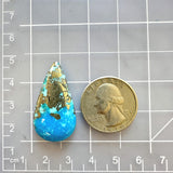 Large Sky Blue Teardrop Ithaca Peak Turquoise Dimensions