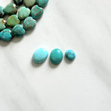Small Sky Blue Mixed Kingman Turquoise, Set of 3 Background