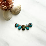 Small Sky Blue Mixed Royston Turquoise, Set of 5 Background