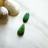 Small Bamboo Green Mixed Bamboo Mountain Turquoise, Set of 2 Background