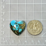 Large Sky Blue Heart Ithaca Peak Turquoise Dimensions