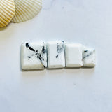Small White Mixed White Buffalo Dolomite, Set of 4 Background