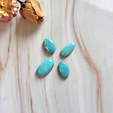 Medium Sky Blue Mixed Kingman Turquoise, Set of 4 Background
