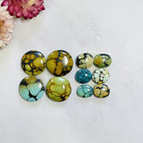 Medium Mixed Mixed Mixed Turquoise, Set of 10 Background