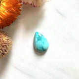 Medium Sky Blue Teardrop Royston Turquoise Background