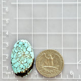 Large Sky Blue Oval Number 8 Turquoise Dimensions