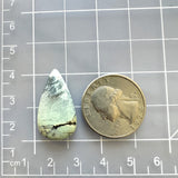 Large Faint Green Teardrop Crescent Lake Variscite Dimensions
