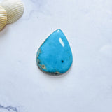 Large Sky Blue Teardrop Ithaca Peak Turquoise Background