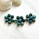 Small Ocean Blue Round Yungai Turquoise, Set of 21 Background