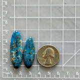 Large Ocean Blue Surfboard Ithaca Peak Turquoise, Set of 2 Dimensions