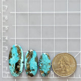 Large Sky Blue Surfboard Ithaca Peak Turquoise, Set of 3 Dimensions