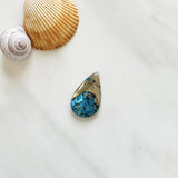 Large Starry Night Teardrop Ithaca Peak Turquoise Background