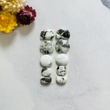 Medium Mixed Mixed White Buffalo Dolomite, Set of 10 Background