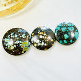 Large Mixed Round Mixed Turquoise, Set of 3 Background