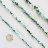 Deep Blue Yungai Turquoise Nugget Beads