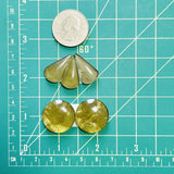 Medium Swamp Green Mixed Rosarita, Set of 5 Dimensions
