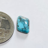 L15 x W11 x H5 Sky Blue Freeform Bisbee Turquoise Dimensions