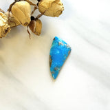 Large Sky Blue Freeform Ithaca Peak Turquoise Background