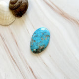 Large Sky Blue Freeform Ithaca Peak Turquoise Background