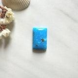 Large Sky Blue Bar Ithaca Peak Turquoise Background