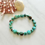 Sky Blue Fox Turquoise Nugget Beads Background
